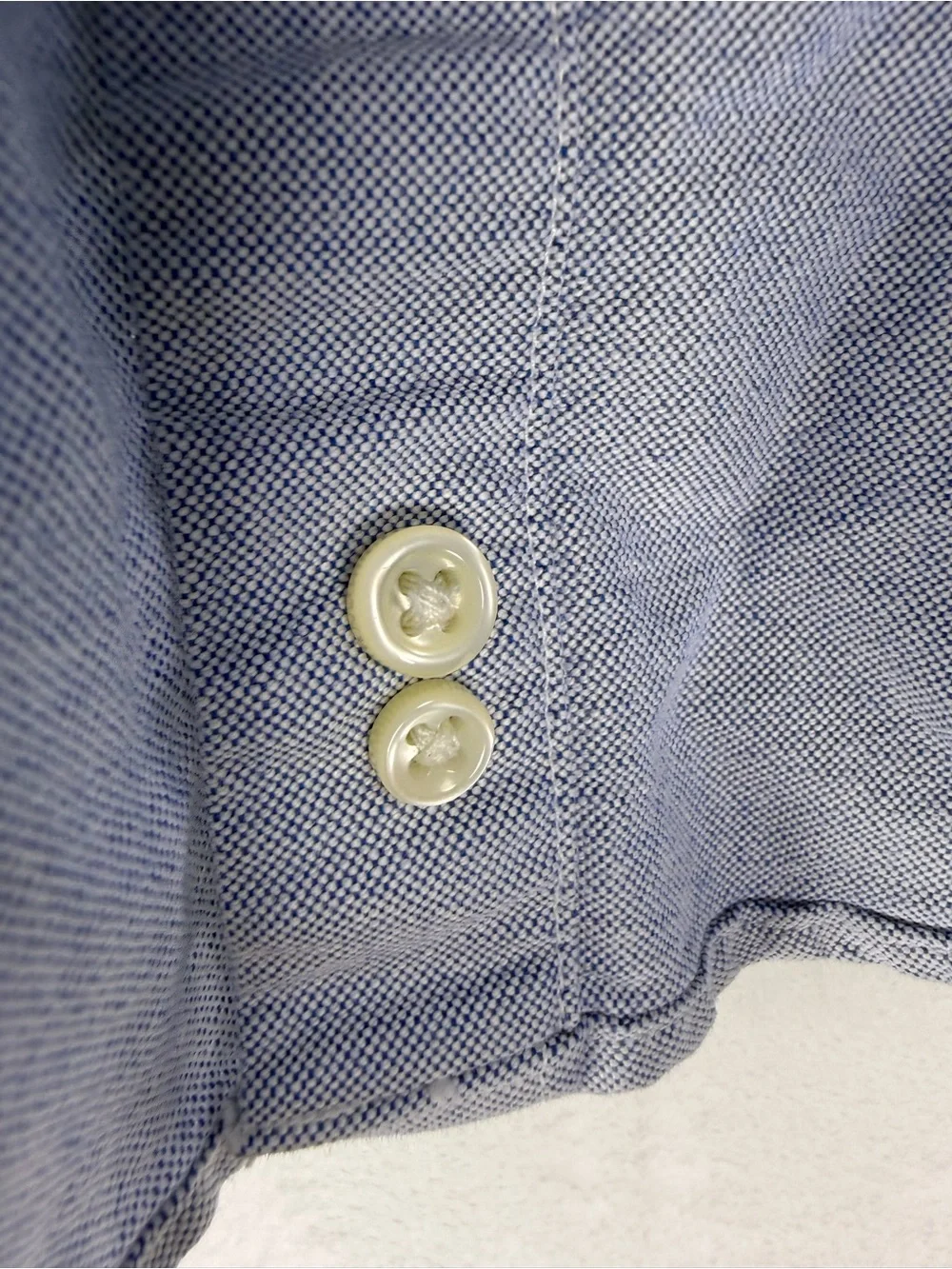 Polo Ralph Lauren Boys Blue Oxford Button Down Shirt Size 5 Pony Logo